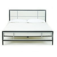 Premier Karina Metalna platforma okvir kreveta, blizanac s bonus baznim drvenim slojem