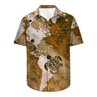 Muške široke košulje rasprodaja modne odjeće s popustom majice s grafičkim printom kornjače ljetne košulje kratkih