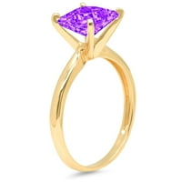 14-karatni zaručnički prsten od 14-karatnog ženskog Morganita i dijamanta od ružičastog zlata