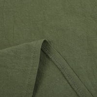 Haljine za žene prugaste kratke rukave iznad koljena s džepnim a-line v-izrezom ljubičasta 2xl